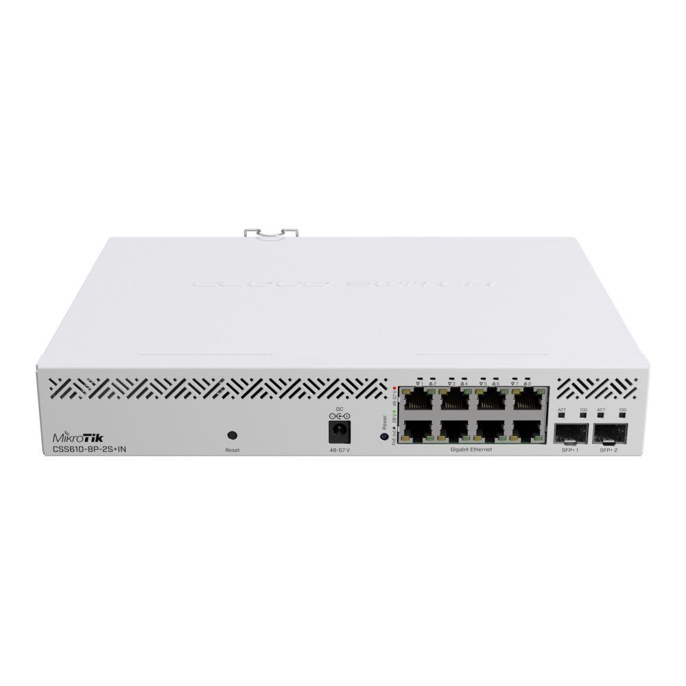  - Incom Group
  Switch zarządzalny MikroTik CSS610-8P-2S+IN 2xSFP+ 8x1GbE PoE