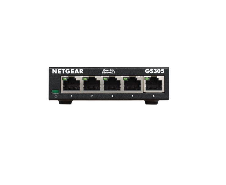  - Incom Group
 0606449140095 Switch niezarządzalny Netgear GS305 v3 5x 10/100/1000 RJ45