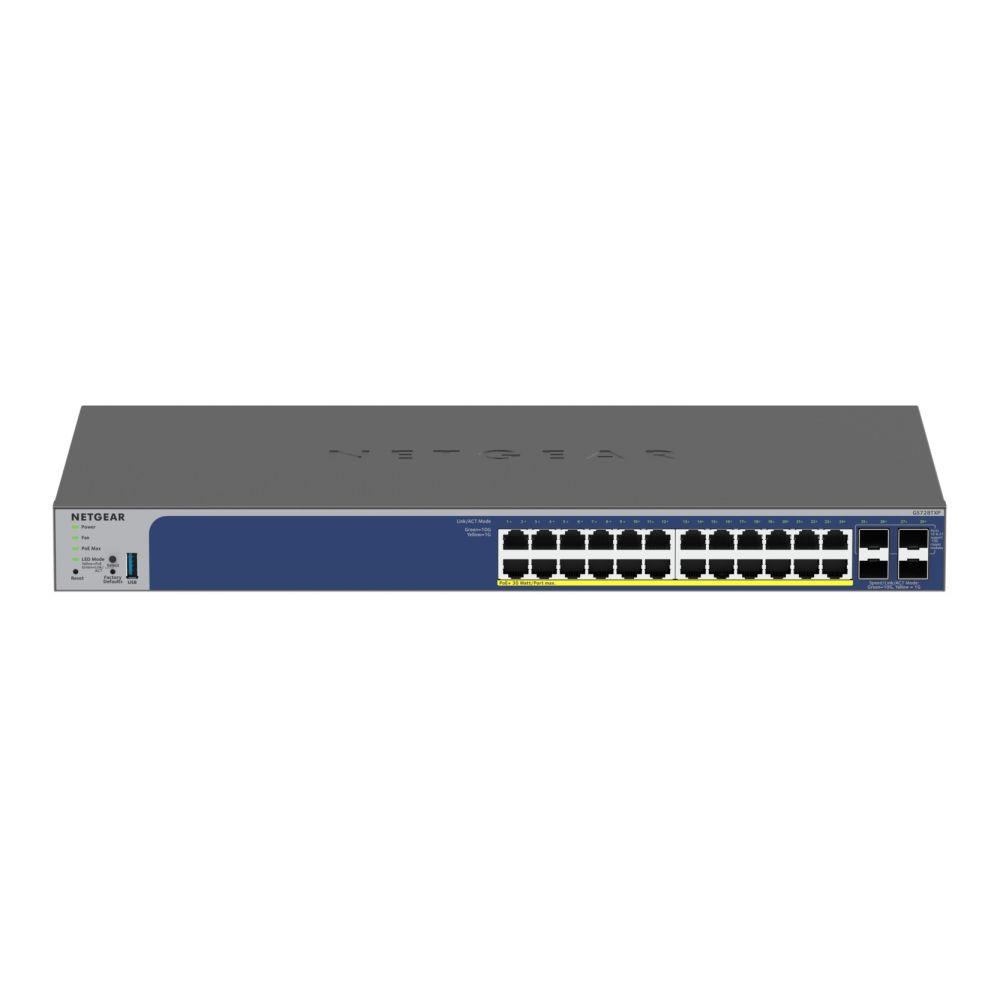 Switch zarządzalny Netgear GS728TXP-300EUS 24x1GbE 4xSFP+ PoE+ 190W  - Incom Group
 0606449171068