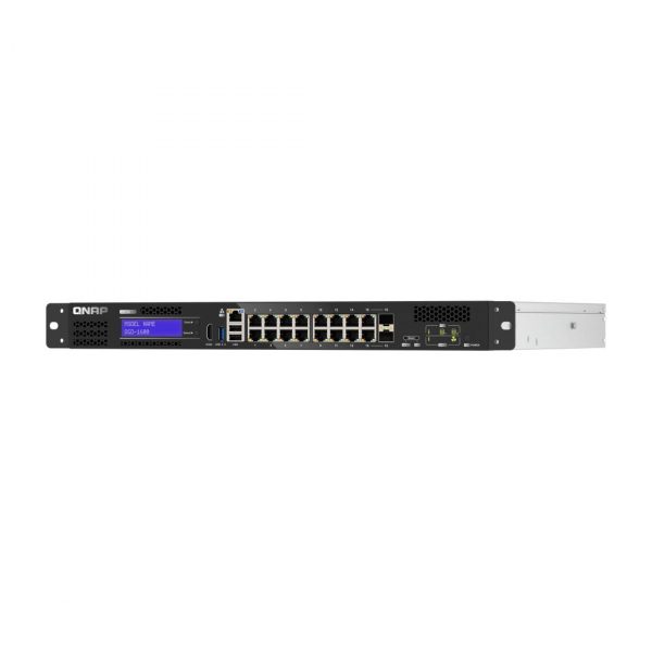 Switch zarządzalny QNAP QGD-1600-8G NAS, ADRA, 14x 1GbE, 2x SFP  - Incom Group
 4711103083918