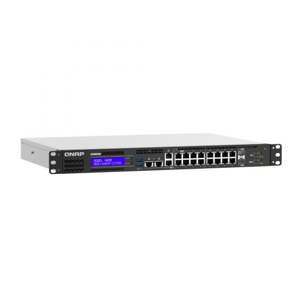 Switch zarządzalny QNAP QGD-1602P-C3558-8G NAS, ADRA,PoE++, 8x 2,5 GbE, 8x 1GbE, 2x SFP+  - Incom Group
 4713213517857