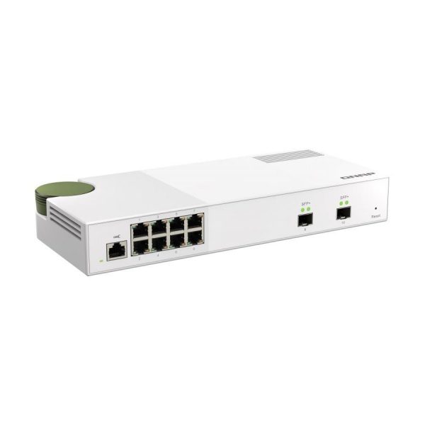 Switch zarządzalny QNAP QSW-M2108-2S 8x 2,5GbE 2x 10GbE SFP+ 4713213518373  - Incom Group
