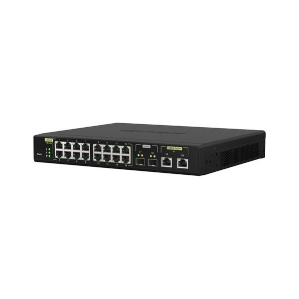 4713213518861 Switch zarządzalny QNAP QSW-M2116P-2T2S 16x 2,5GbE 2x 10GbE 2x 10GbE SFP+ PoE++ 280W  - Incom Group
