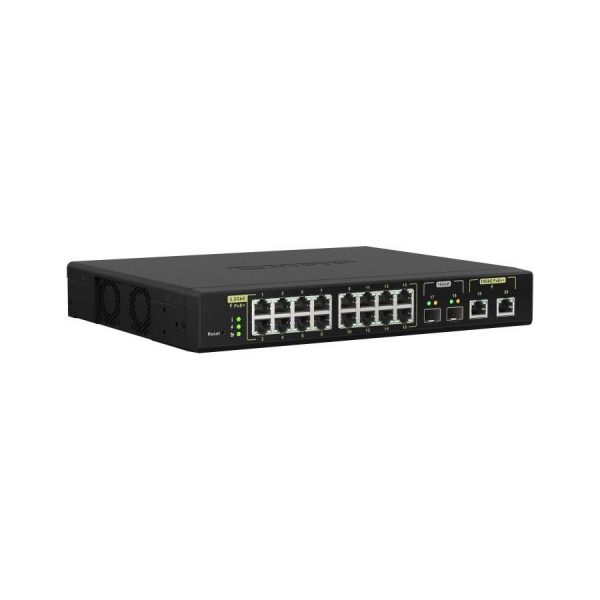 Switch zarządzalny QNAP QSW-M2116P-2T2S 16x 2,5GbE 2x 10GbE 2x 10GbE SFP+ PoE++ 280W  - Incom Group
 4713213518861