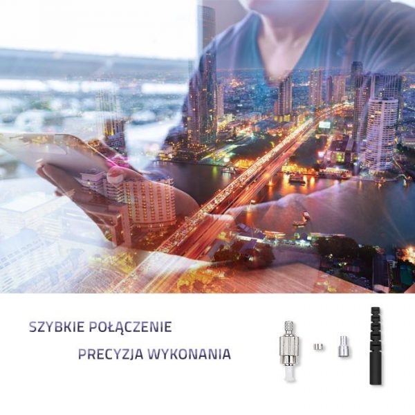 Złącze światłowodowe Qoltec FC | Multimode | 2.0mm | Zestaw montażowy | 200szt.  - Incom Group
 5901878544441