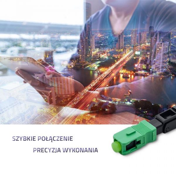  - Incom Group
 5901878544946 Szybkozłącze światłowodowe Qoltec SC/APC | Singlemode | 3.0mm