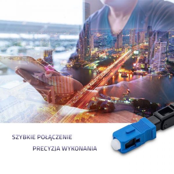  - Incom Group
 5901878544953 Szybkozłącze światłowodowe Qoltec SC/UPC | Singlemode | 3.0mm