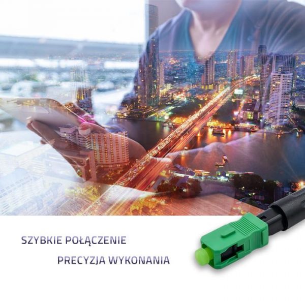 Szybkozłącze światłowodowe Qoltec SC/APC | Singlemode | 3.0mm  - Incom Group
 5901878544960