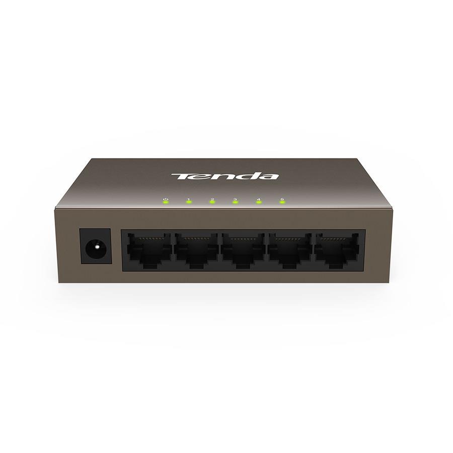 Switch niezarządzalny Tenda TEF1005D 5-port Ethernet Switch 10/100 Mb/s 6932849431278  - Incom Group
