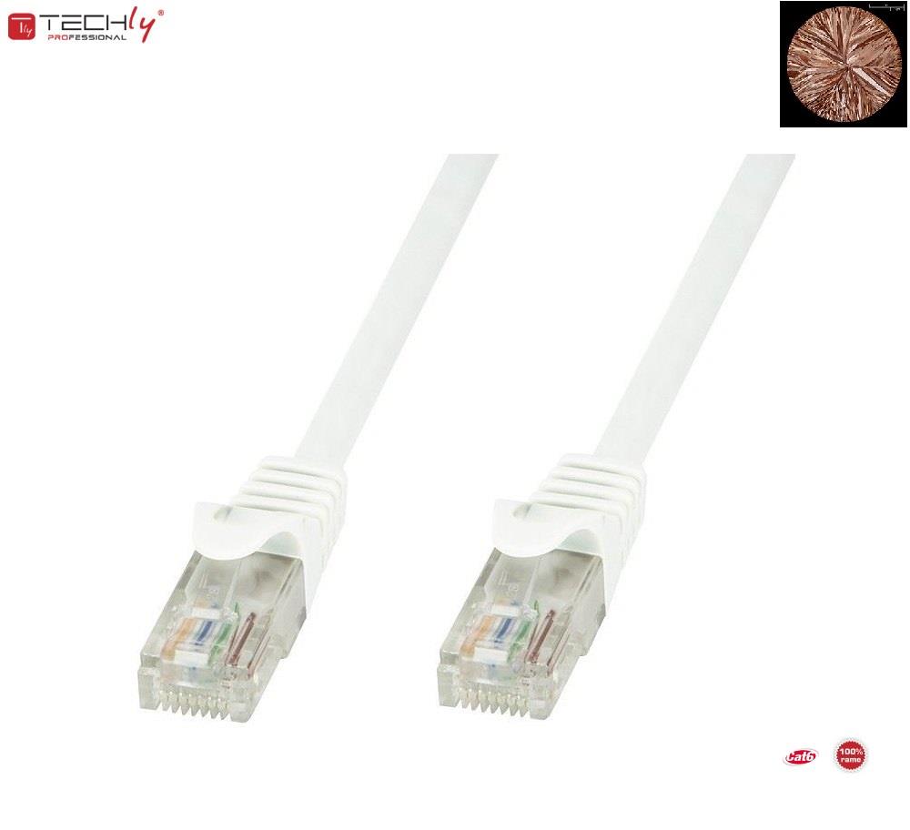  - Incom Group
 8054529029594 Patchcord 100% miedź TechlyPro Cat.6 U/UTP, 2m, biały