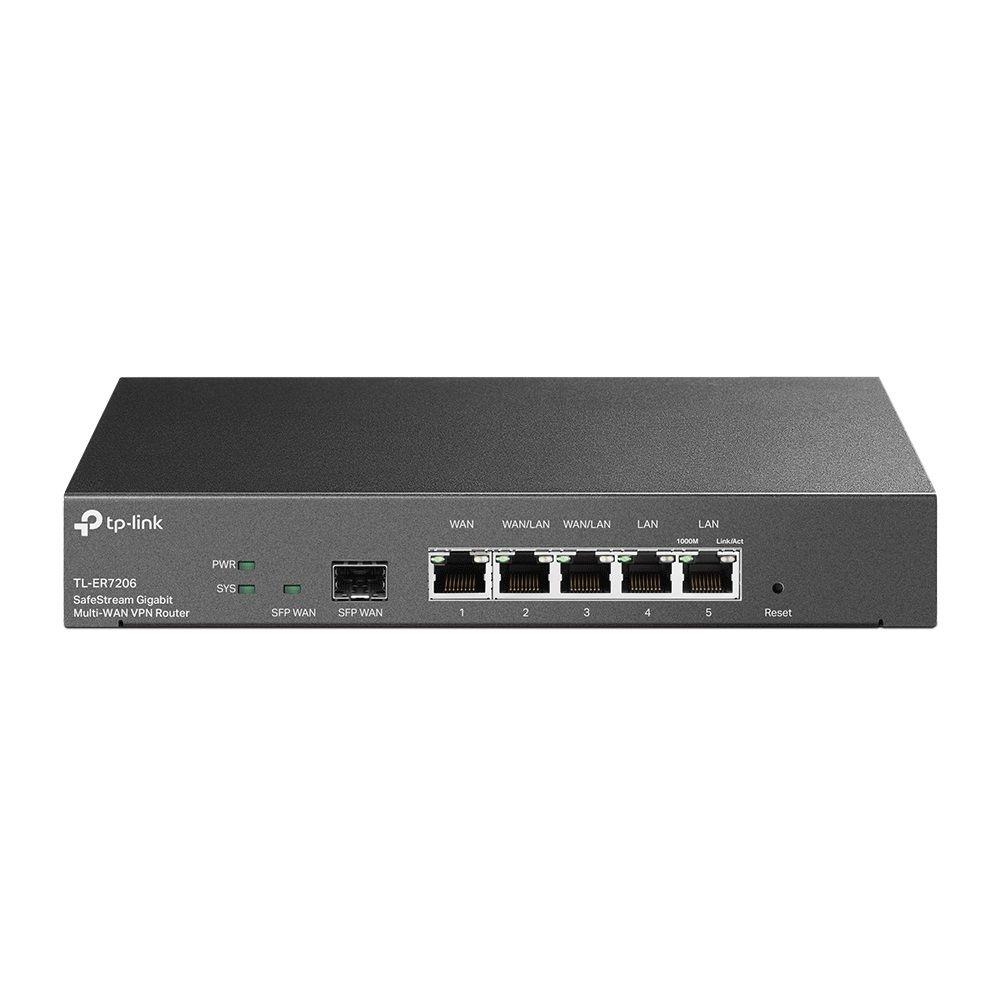 6935364072391 Router TP-Link TL-ER7206 1000Mbps 2xLAN, 2xWAN, 2xLAN/WAN  - Incom Group
