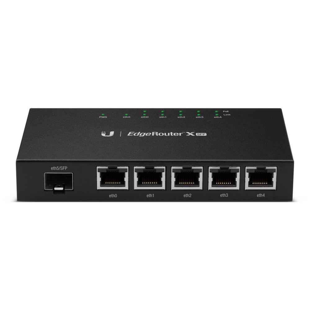 Router UBIQUITI EdgeRouter X ER-X-SFP 5x1GbE 1xSFP 24V Passive PoE  - Incom Group
 0810354022203