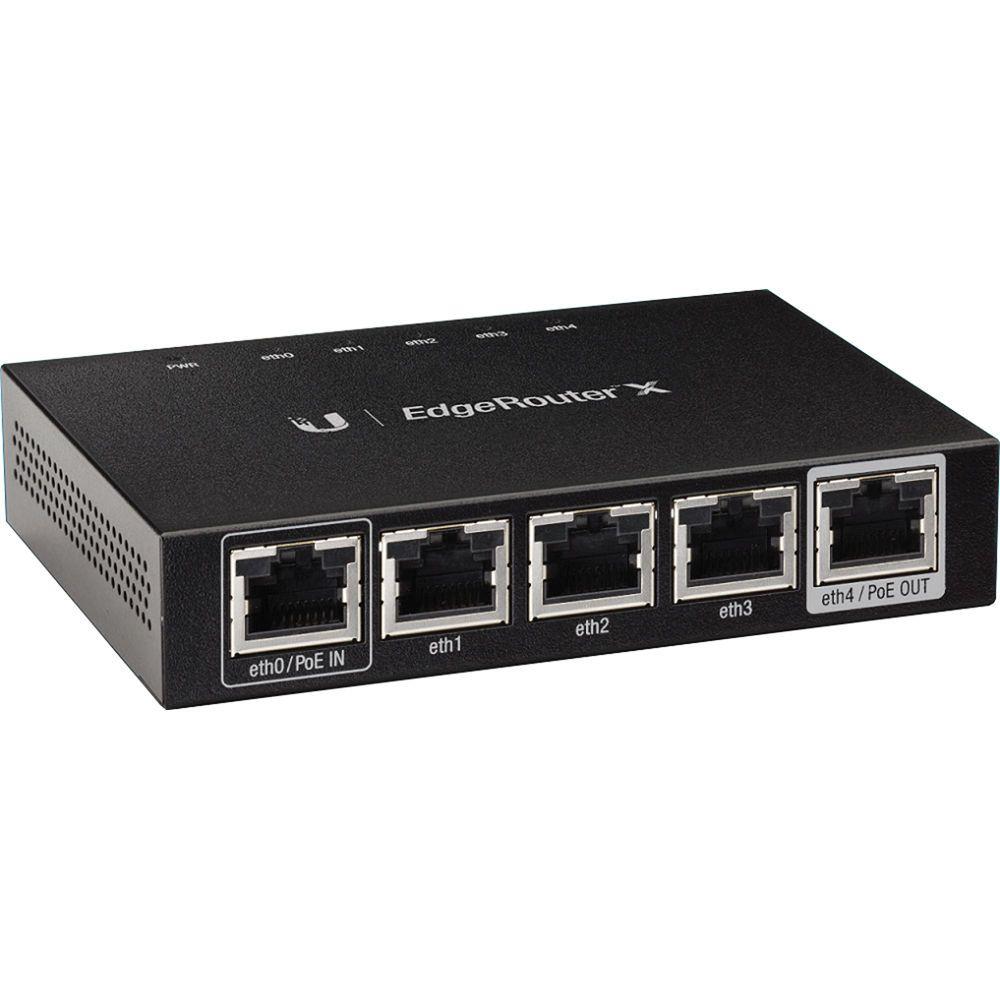 Router UBIQUITI EdgeRouter X 5x10/100/1000 24V Passive PoE  - Incom Group
 0810354022197