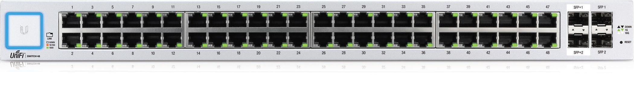  - Incom Group
 Switch zarządzalny UBIQUITI UniFiSwitch US-48 25W 48x10/100/1000 2xSFP 2xSFP+ 0810354024788