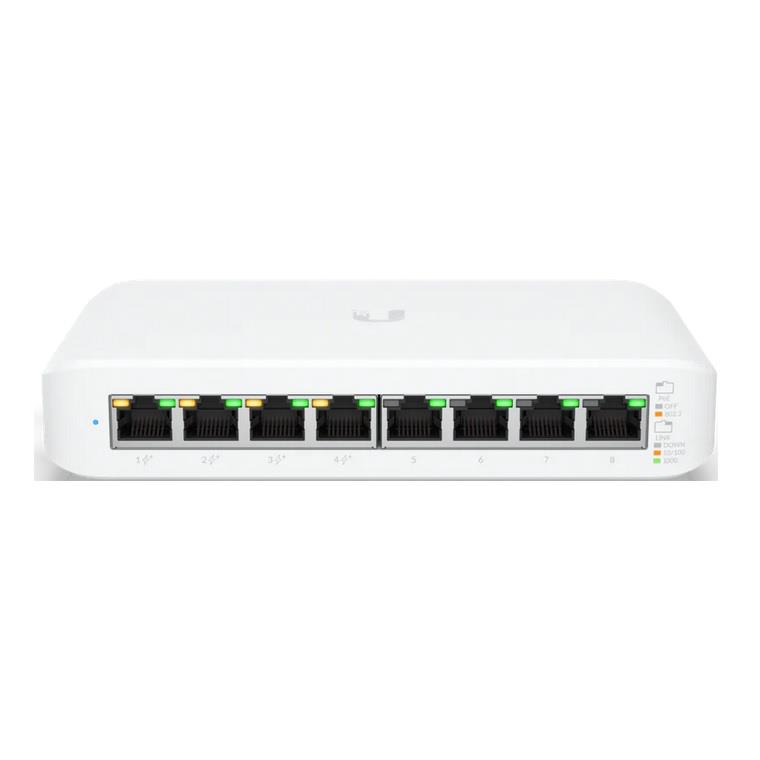  - Incom Group
 Switch zarządzalny UBIQUITI UniFi Switch Gen 2 (USW-LITE-8-POE-EU) 8x 10/100/1000Mb/s (4xPoE+) 0810010071156