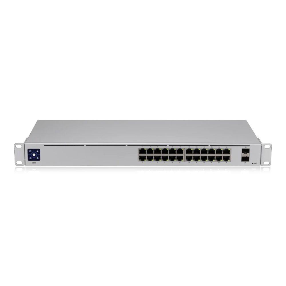 Switch zarządzalny UBIQUITI UniFi Switch 24 (USW-24) 24x1GbE 2xSFP 0810010071385  - Incom Group
