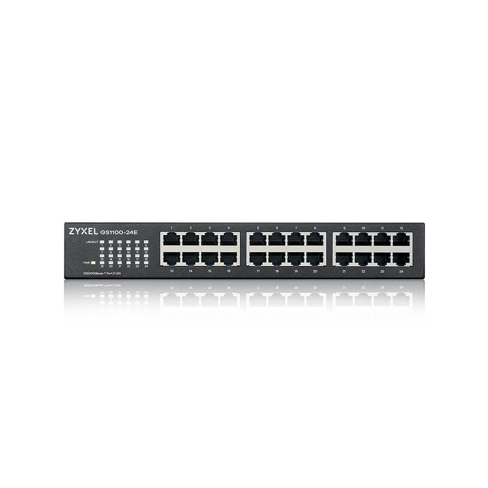 4718937614127  - Incom Group
 Switch niezarządzalny Zyxel GS1100-24E v3 24x10/100/1000 Mbps