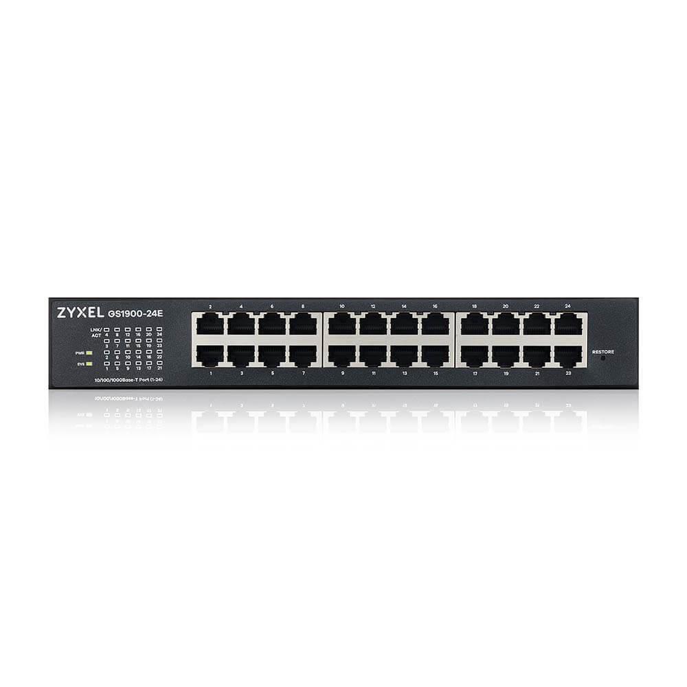 Switch zarządzalny Zyxel GS1900-24E v3 24x100/1000Mbps  - Incom Group
 4718937621132