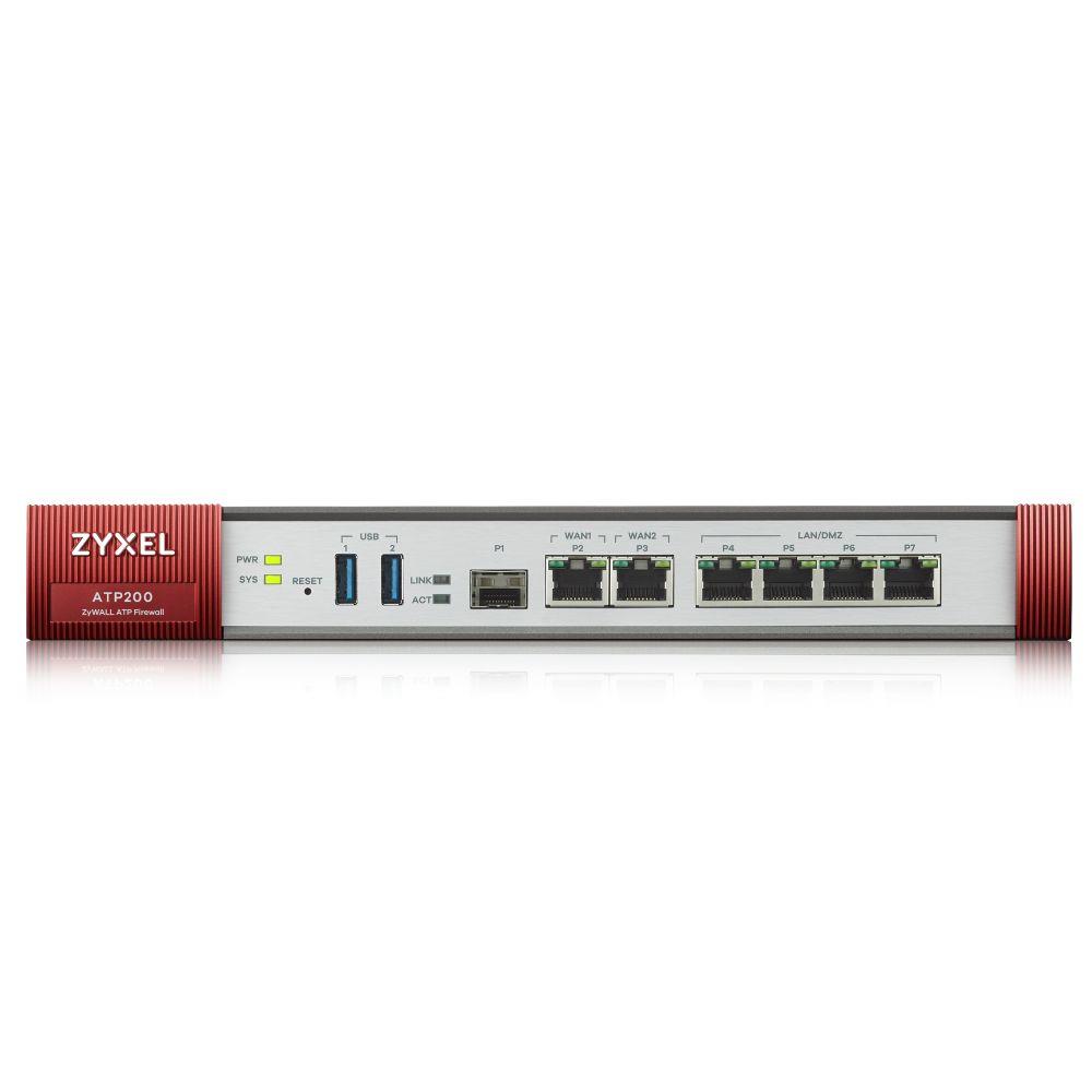  Zapora sieciowa Zyxel ZyWALL ATP200-EU0102F 6x10/100/1000 1xSFP 2xUSB  - Incom Group
