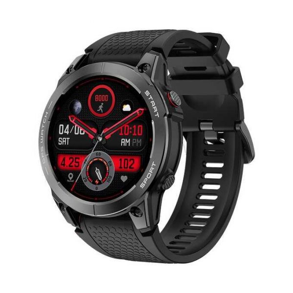  - Incom Group
 5902510681159 Smartwatch sportowy Manta Activ X GPS czarny + pomarańczowy pasek