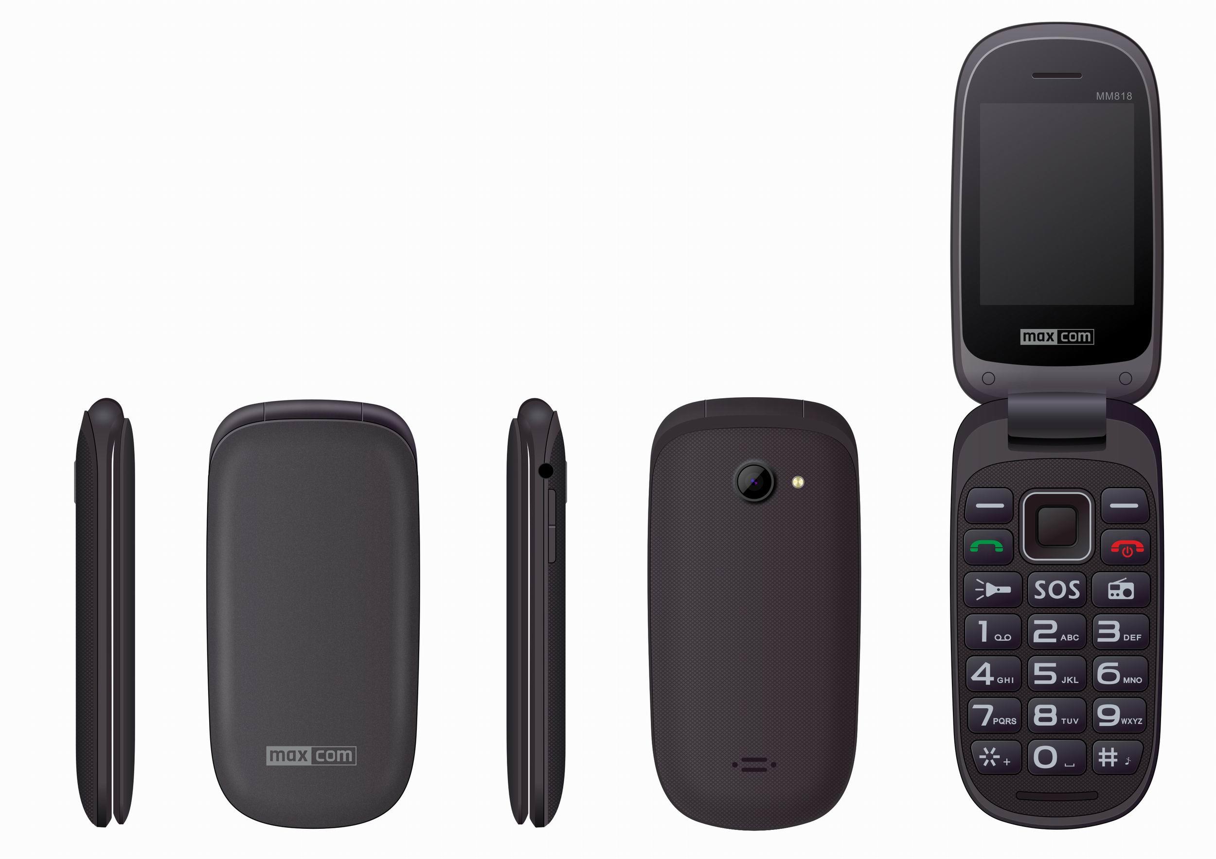 Telefon MaxCom MM 818 Black  - Incom Group
 5908235973845