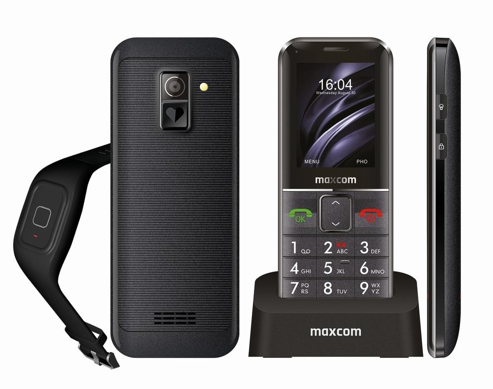 Telefon MaxCom MM 735BB Comfort + opaska SOS  - Incom Group
 5908235976020