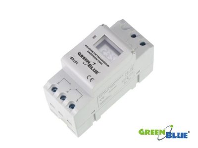  - Incom Group
 5903292801902 Timer cyfrowy GreenBlue GB104 na szynę DIN 16 programów max 240 programów