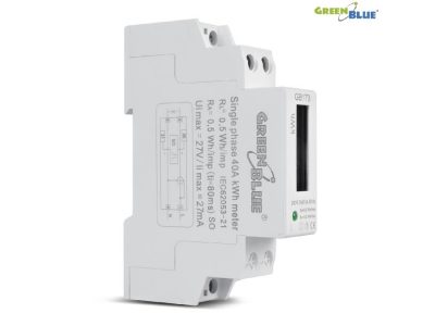 Licznik energii GreenBlue GB173 na szynę DIN wyświetlacz LCD  - Incom Group
 5902211110040