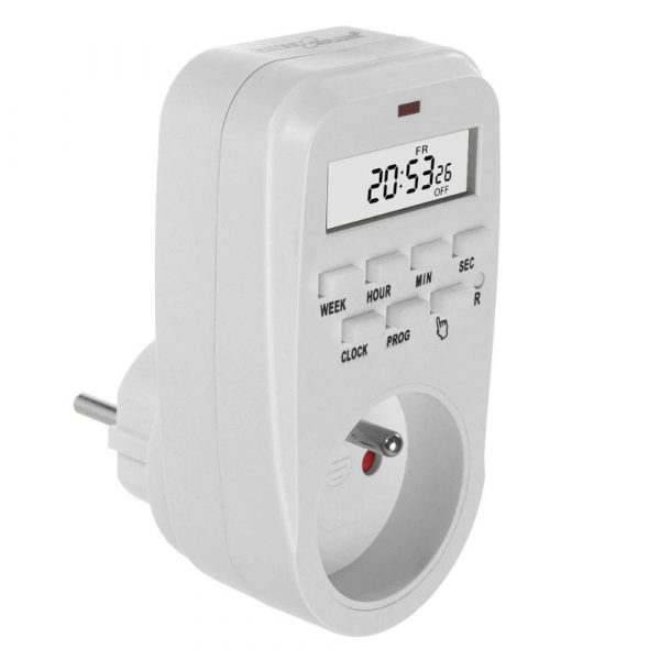  - Incom Group
 Włącznik czasowy timer cyfrowy GreenBlue GB362 E, max. obciążenie 16A, IP20 5902211133872