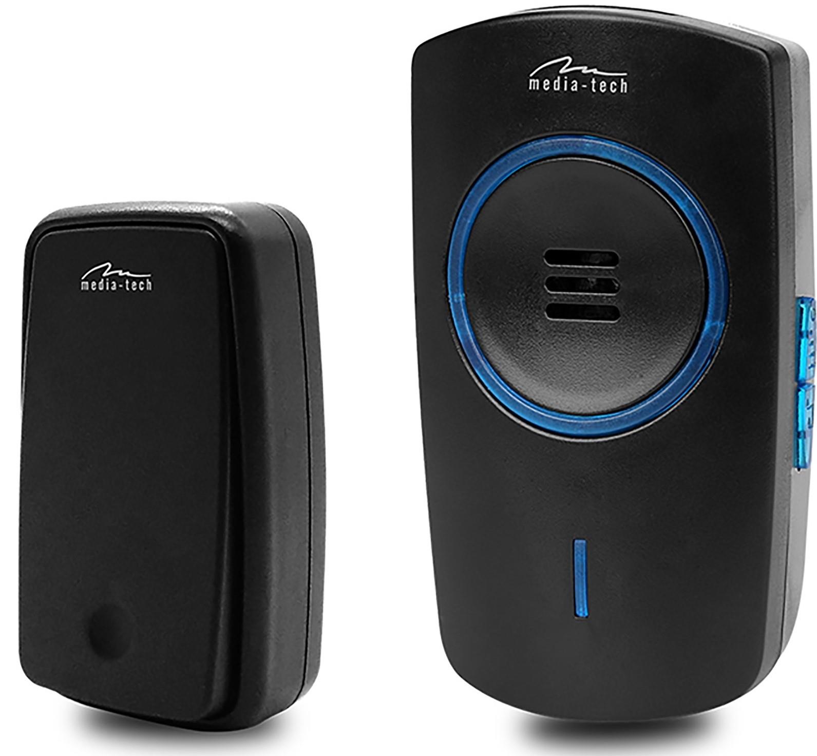 Dzwonek bezprzewodowy Media-Tech MT5701 KINETIC DOORBELL, bezbateryjny  - Incom Group
 5906453157016