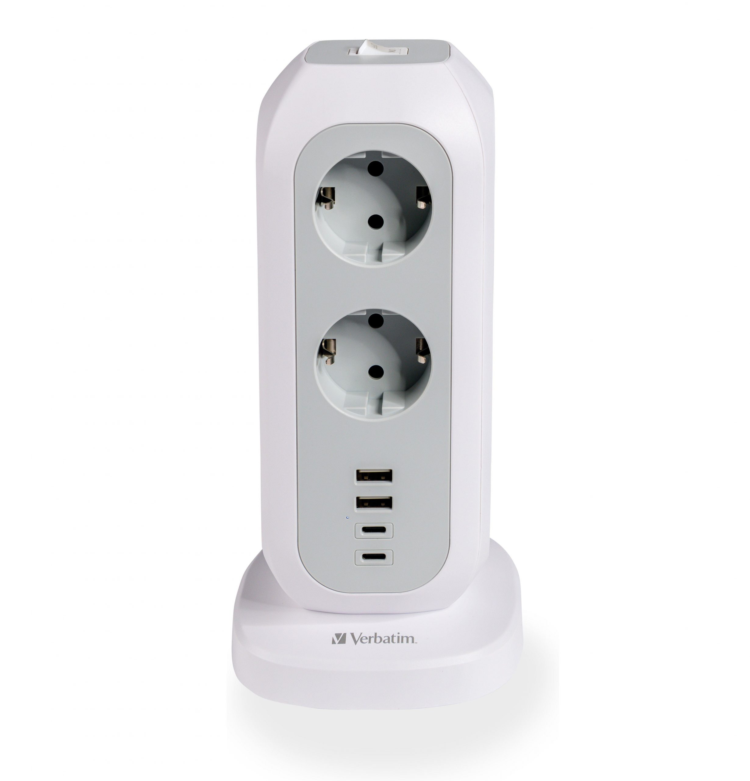 Listwa zasilająca Verbatim EUPT-01 EU Power Tower 11xAC 2xUSB 2xUSB-C 0023942495475  - Incom Group
