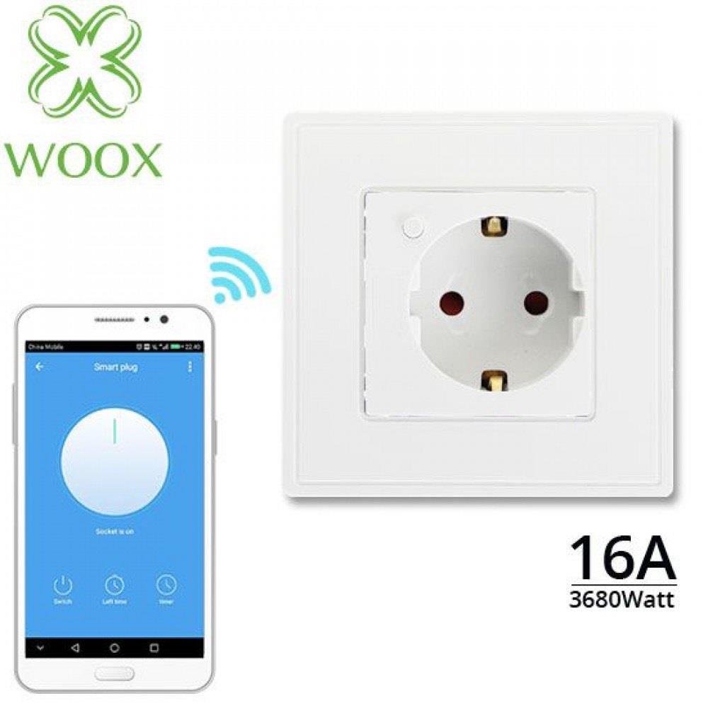  - Incom Group
 8435350740542 Gniazko inteligentne Woox Smart 16A Wi-Fi Podtynkowe