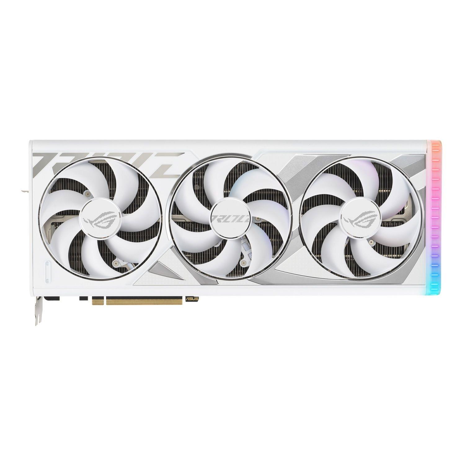 Karta VGA Asus GeForce RTX 4090 ROG-STRIX-RTX4090-O24G-WHITE OC 24GB GDDR6X 384-bit 2xHDMI+3xDP PCIe4.0 4711387016411  - Incom Group
