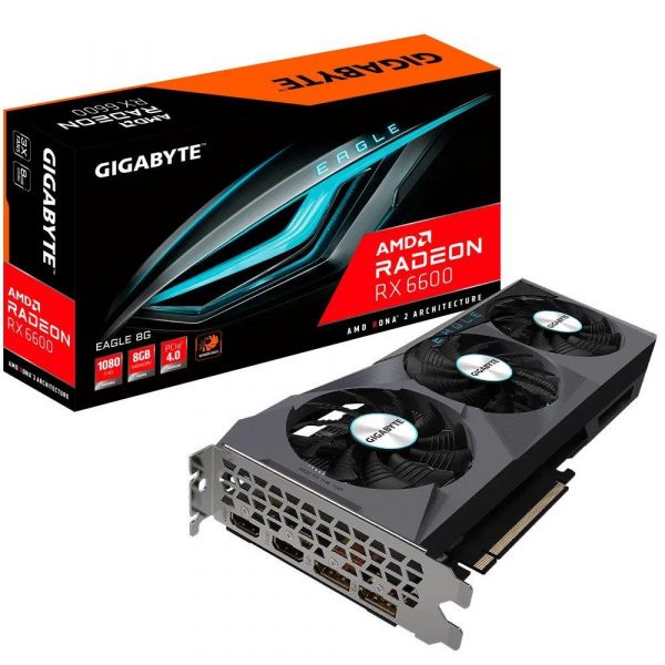  - Incom Group
 4719331309923 Karta VGA Gigabyte Radeon RX 6600 EAGLE 8G 8GB GDDR6 128bit 2xHDMI 2xDP PCIe4.0