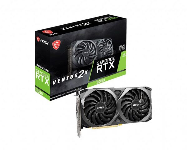 Karta VGA MSI GeForce RTX 3060 VENTUS 2X 12G OC 12GB GDDR6 192bit HDMI+3xDP PCIe4.0 4719072793814  - Incom Group
