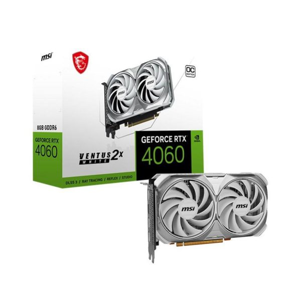 Karta VGA MSI GeForce RTX 4060 VENTUS 2X WHITE 8G OC 8GB GDDR6 128-bit HDM+3xDP PCIe4.0 4711377129480  - Incom Group
