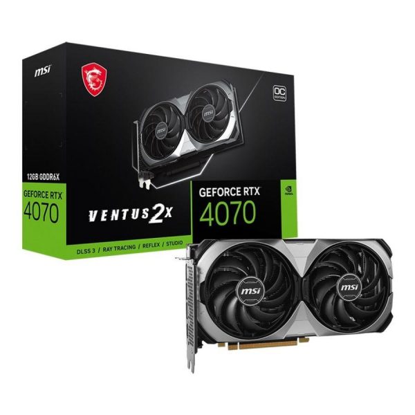  - Incom Group
 Karta VGA MSI GeForce RTX 4070 VENTUS 2X E 12G OC 12GB GDDR6X 192-bit HDMI+3xDP PCIe4.0 4711377132275