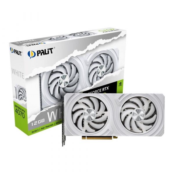 4710562244526  - Incom Group
 Karta VGA Palit GeForce RTX 4070 White 12GB GDDR6X 192bit HDMI+3xDP PCIe4.0