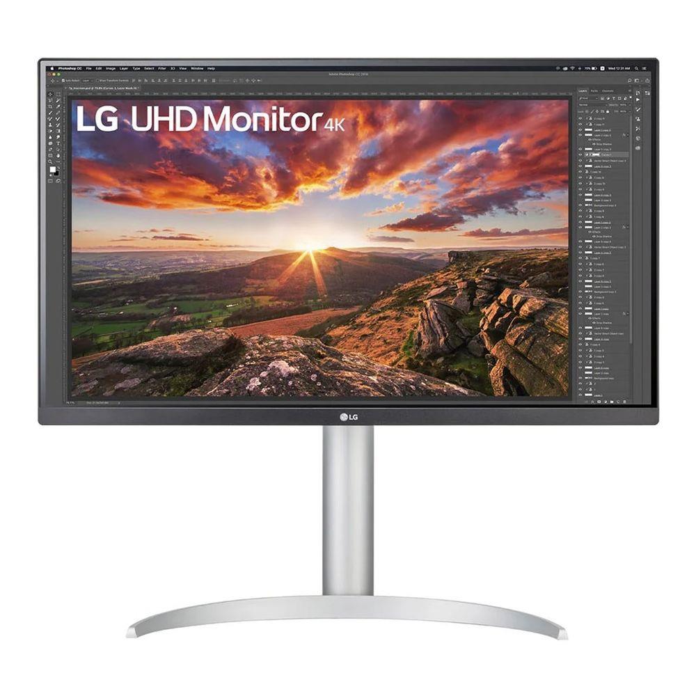 8806087974850 Monitor LG 27" 27UP85NP-W 4K UHD 2xHDMI DP 2xUSB 3.0 USB-C głośniki 5W  - Incom Group
