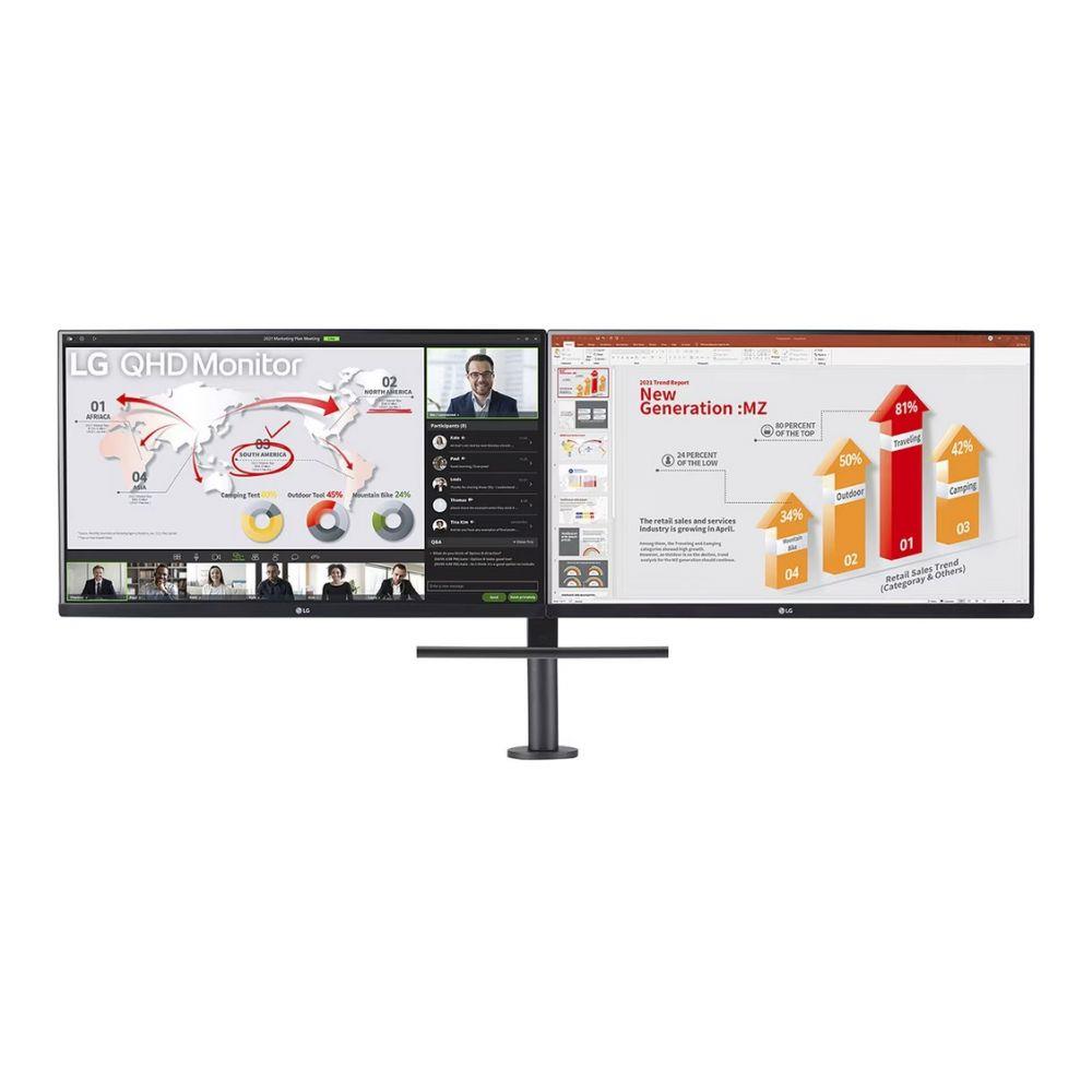 8806084049292 Monitor LG 27" 27QP88DP-BS QHD Ergo Dual HDMI 2xDP VGA DVI-D USB-C  - Incom Group
