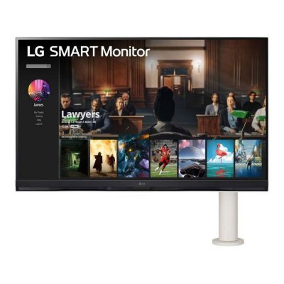 8806091855091 Monitor LG 31,5" Smart 32SQ780S-W Ergo 4K UHD 2xHDMI 3x USB 2.0 USB-C webOS  - Incom Group
