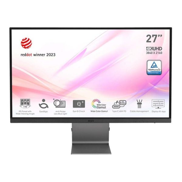 4711377026697 Monitor MSI 27" Modern MD271UL 2xHDMI DP USB-C  - Incom Group
