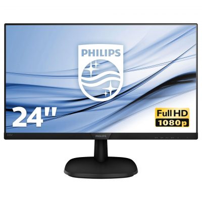 8712581746025 Monitor Philips 23,8" 243V7QJABF/00 VGA HDMI DP głośniki  - Incom Group
