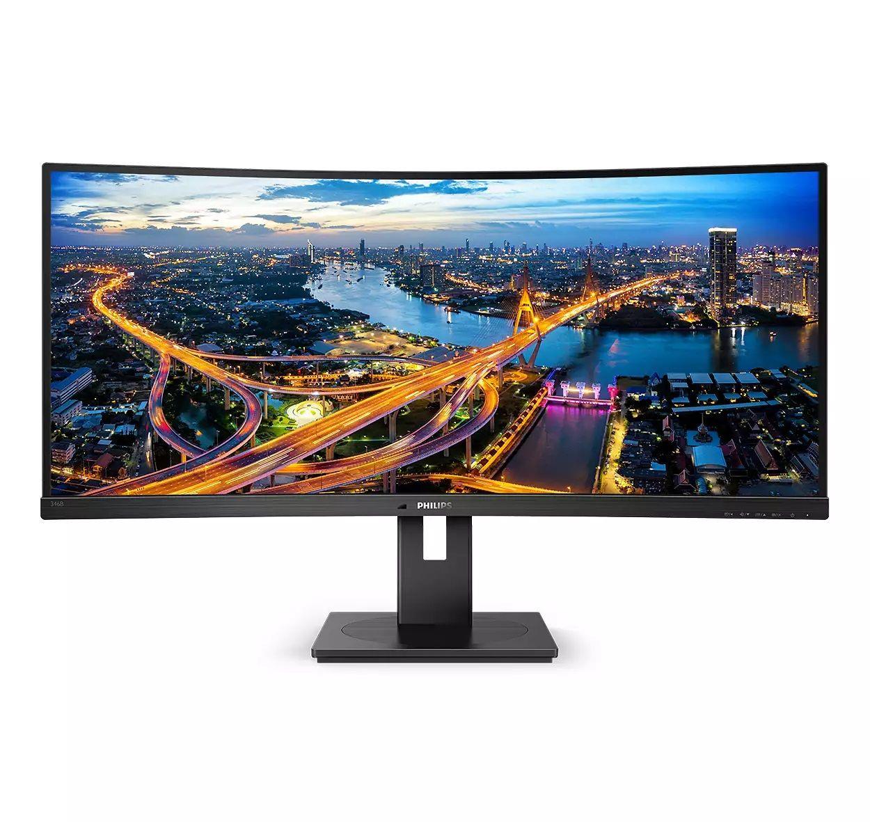 Monitor Philips 34" 346B1C/00 21:9 HDMI DP USB RJ-45  - Incom Group
 8712581760816