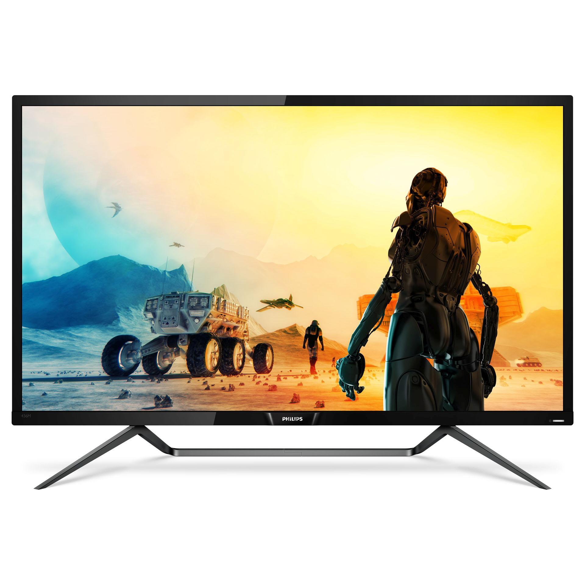 8712581748784 Monitor Philips 42,5" 436M6VBPAB/00 4K UHD VGA HDMI DP mDP USB głośniki  - Incom Group
