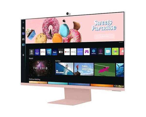 8806094364682  - Incom Group
 Monitor Samsung 32" Smart M8 Różowy (LS32BM80PUUXEN) micro HDMI USB-C WIFI BT głośniki