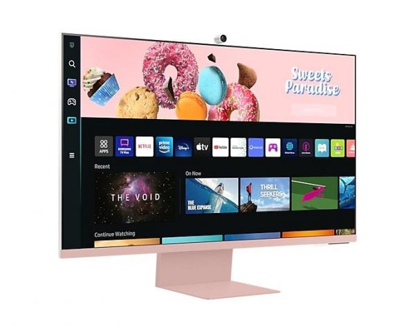  - Incom Group
 Monitor Samsung 32" Smart M8 Różowy (LS32BM80PUUXEN) micro HDMI USB-C WIFI BT głośniki 8806094364682