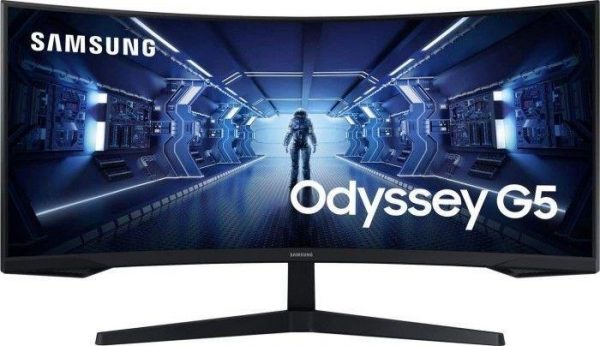 8806094796315 Monitor Samsung 34" Odyssey G5 LC34G55TWWPXEN HDMI DP  - Incom Group
