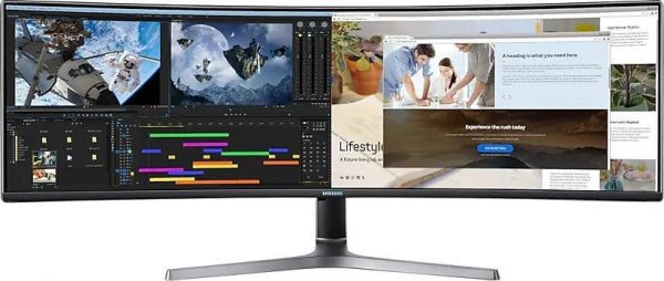 8806092020696 Monitor Samsung 49" Odyssey C49RG90 LC49RG90SSRXEN HDMI 2xDP 4xUSB 3.0  - Incom Group
