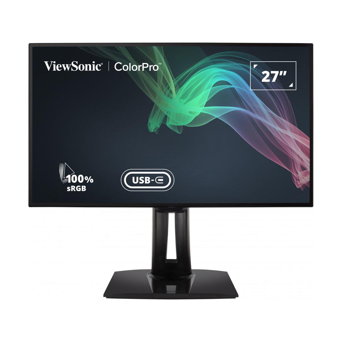 Monitor ViewSonic 27" VP2768a-4K (VS17380) 2xHDMI DP 2xUSB-A USB-B USB-C RJ45  - Incom Group
 0766907012354